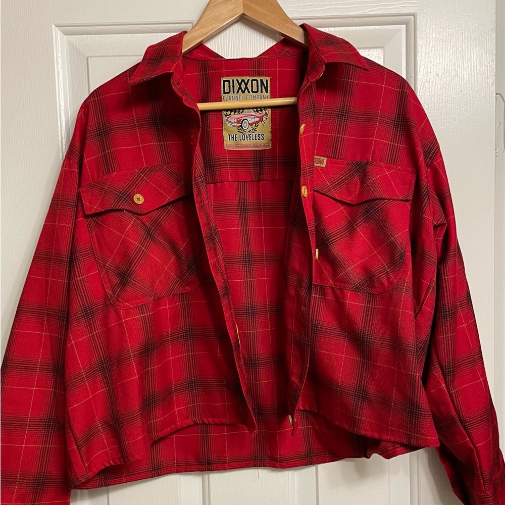 Dixon Red Plaid Flannel Shirt